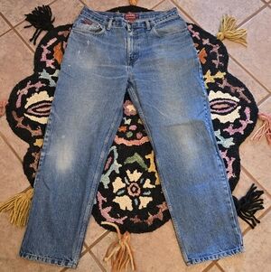 🔥🔥Y2k Chaps Classic Blue Denim Jeans 🔥🔥 Size 33w X 30L